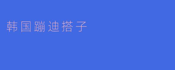 韩国蹦迪搭子
