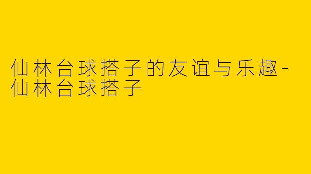 仙林台球搭子的友谊与乐趣-仙林台球搭子