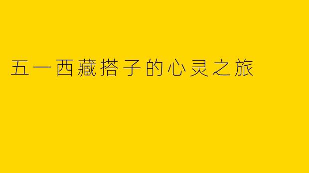 五一西藏搭子的心灵之旅