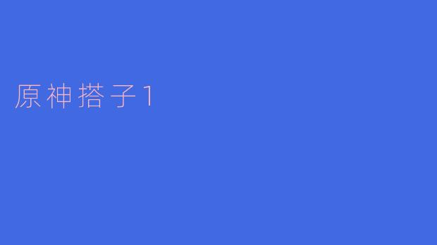 原神搭子1