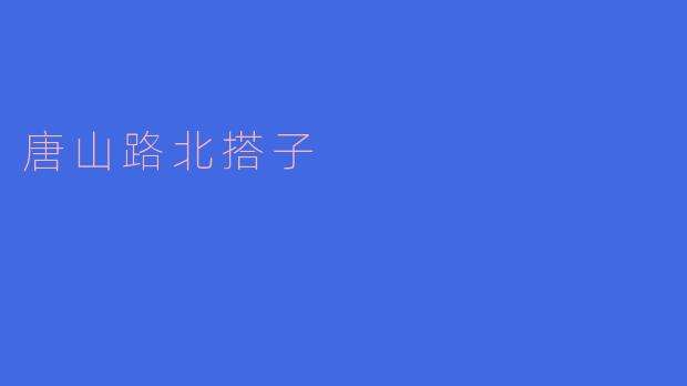 ### 唐山路北搭子:城市中的温暖连接