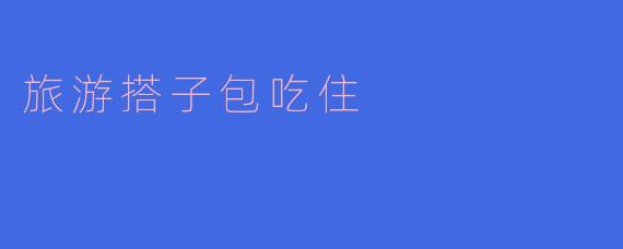 我想找个旅游搭子一起去旅行,你能帮我安排吃住吗?