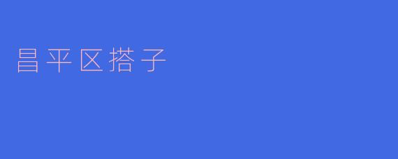 昌平区搭子