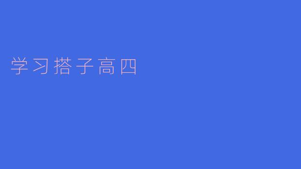 什么是学习搭子高四?****