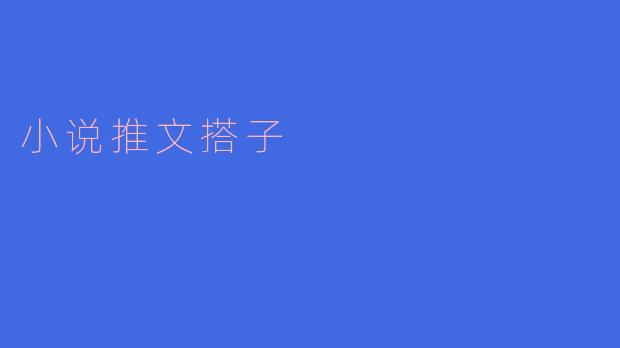 ### 小说推文搭子:共享阅读乐趣的全新方式
