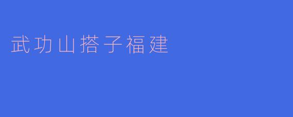 武功山搭子福建