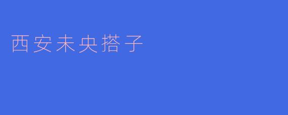 ### 探寻西安未央搭子:城市生活的新风尚