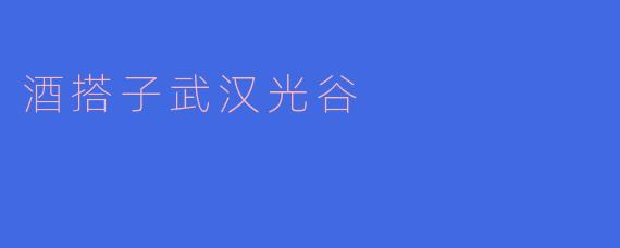 酒搭子武汉光谷