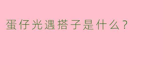 蛋仔光遇搭子是什么?