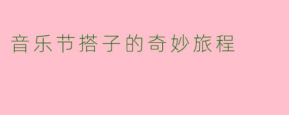 音乐节搭子的奇妙旅程