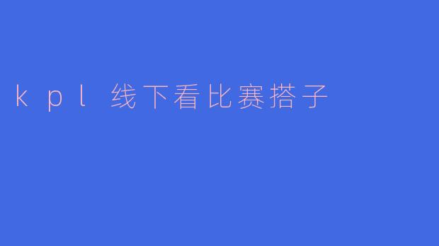 KPL线下看比赛搭子：让电竞热血沸腾的完美伙伴
