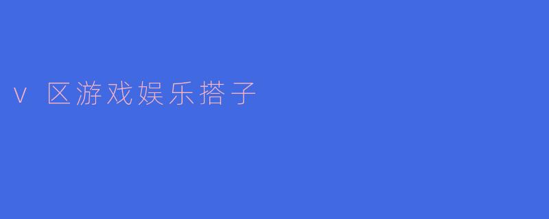 v区游戏娱乐搭子