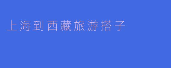 请问有没有人一起从上海去西藏旅游的搭子?