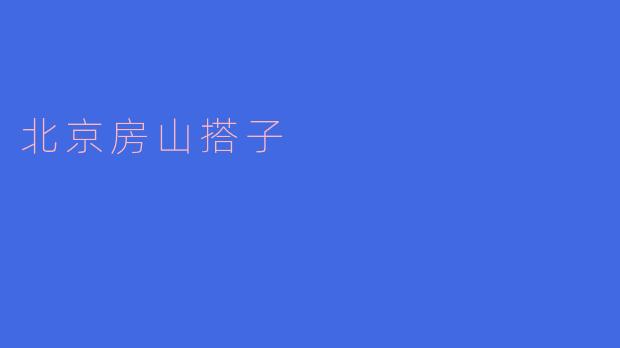 探索“北京房山搭子”:共享经济下的新模式