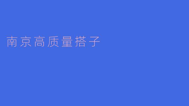 南京高质量搭子