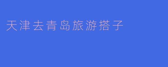 天津去青岛旅游搭子