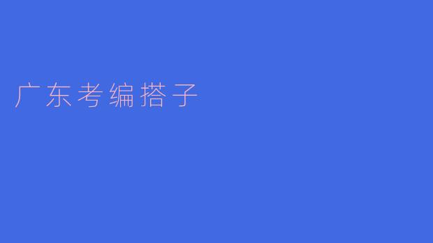 广东考编搭子