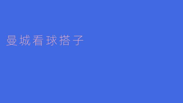 曼城看球搭子
