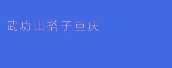 武功山搭子重庆