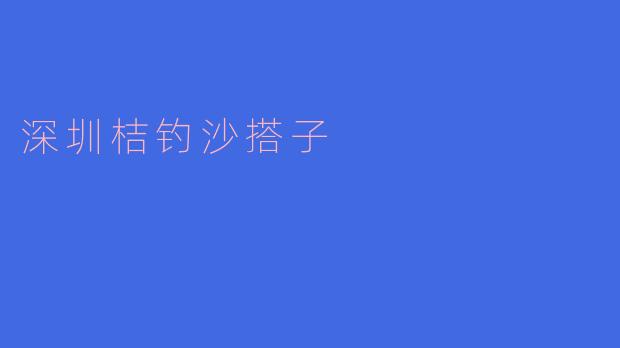 探秘深圳桔钓沙搭子:海边的美食天堂