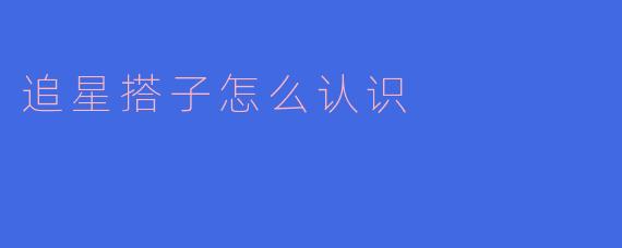 追星搭子怎么认识