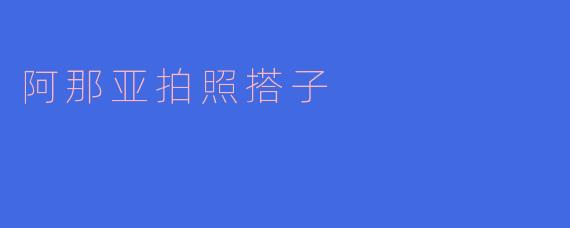 阿那亚拍照搭子