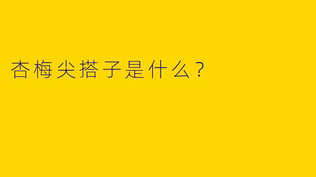 杏梅尖搭子是什么？