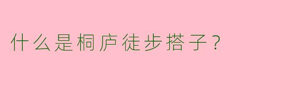 什么是桐庐徒步搭子？  