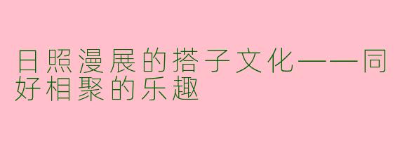 日照漫展的搭子文化——同好相聚的乐趣