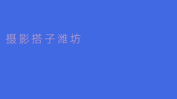 在潍坊,如何找到合适的摄影搭子一起拍摄?****