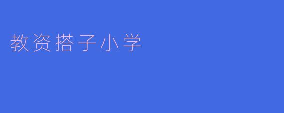 教资搭子小学