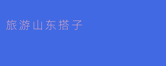 什么是“旅游山东搭子”，它有什么优势？