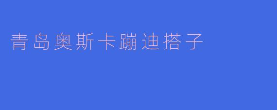 ### 青岛奥斯卡蹦迪搭子：夜生活的快乐源泉