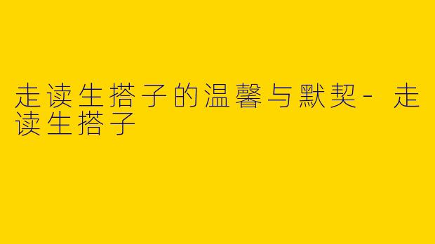 走读生搭子的温馨与默契-走读生搭子