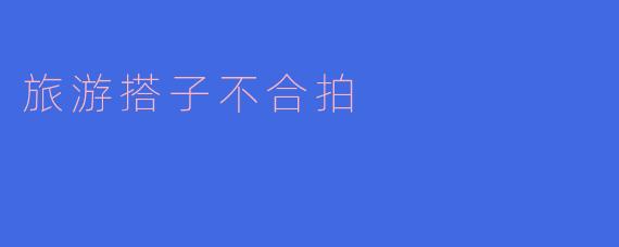 如果和旅游搭子出行时发现两人的兴趣和节奏完全不合，该怎么办？