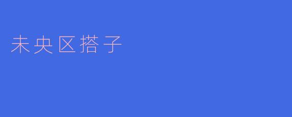 未央区的搭子有什么特点?****