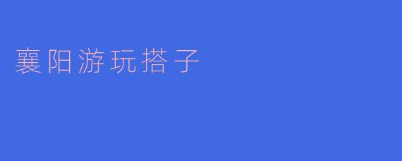 襄阳游玩搭子