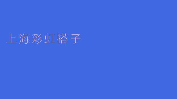 上海彩虹搭子