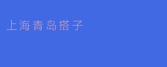上海青岛搭子