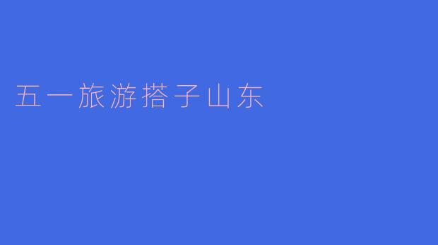 五一假期想去山东旅游，有什么推荐的搭子与攻略吗？****