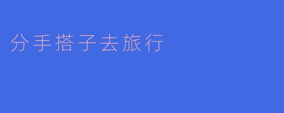 重新出发:分手搭子的旅程