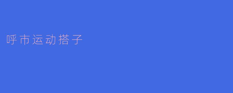 呼市运动搭子是一个什么样的活动?
