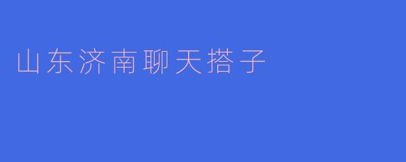 济南聊天搭子在哪里可以找到？****