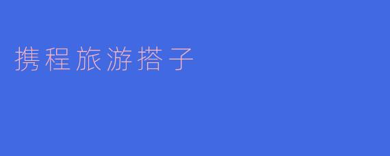 ### 携程旅游搭子的魅力与便捷