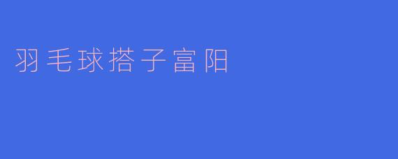 ### 探索富阳的羽毛球搭子文化