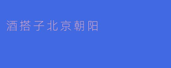 酒搭子北京朝阳
