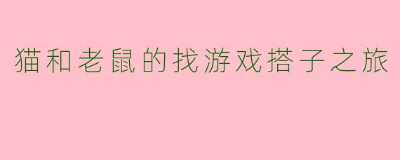 猫和老鼠的找游戏搭子之旅