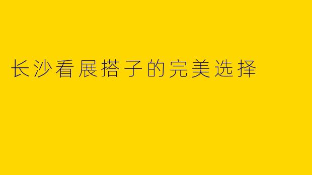 长沙看展搭子的完美选择