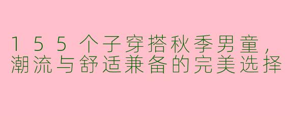 155个子穿搭秋季男童，潮流与舒适兼备的完美选择