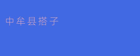 中牟县搭子